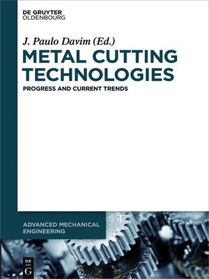 cover image of Metal Cutting Technologies
